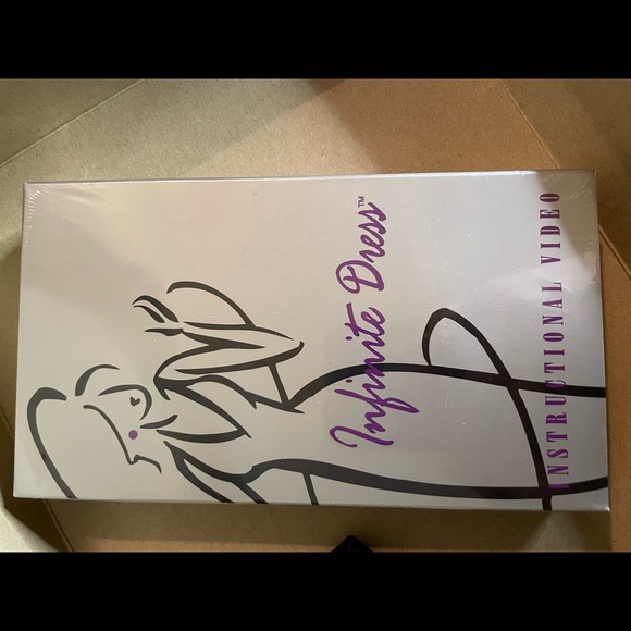 Vintage Original Black medium Infinite Dress with instructional VHS video - Picture 4 of 6